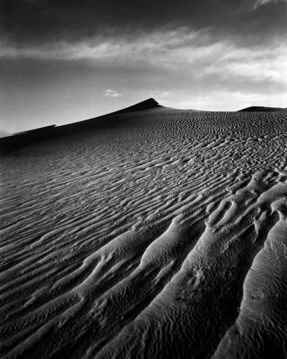 Carlos Crespo, No. 1, from the series Badain Jaran, 2013
Coal pigment print, 100% coal printed on pure, 
acid-free cotton paper
125 x 100 cm 
Edition of 3