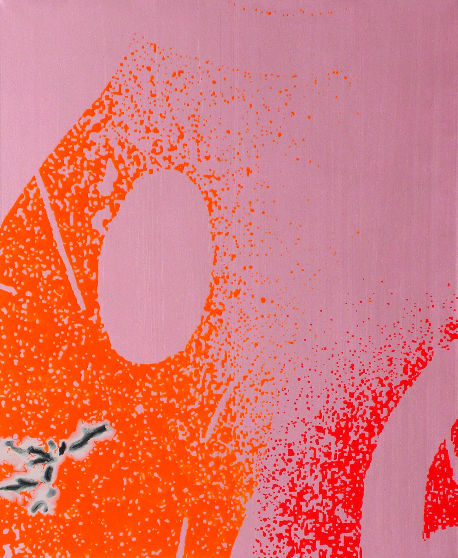 Hanspeter Hofmann, Untitled, 2018
Acrylic on canvas
120 x 100 cm 