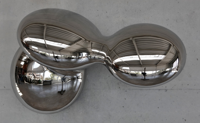 Carlo Borer, 457, Pulsar 2, 2020
81 x 45 x 36 cm 
13 kg	
Wrought Stainless Steel
Edition of 7