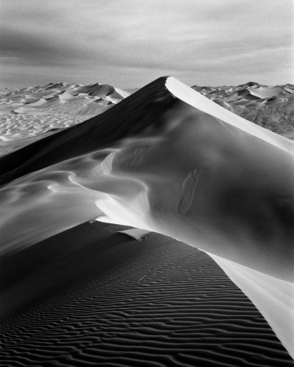 Carlos Crespo, No. 15, from the series Badain Jaran, 2013
Coal pigment print, 100% coal printed on pure, 
acid-free cotton paper
125 x 100 cm 
Edition of 3
