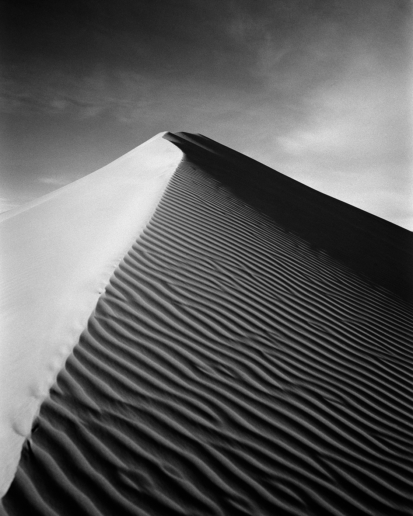 Carlos Crespo, No. 7, from the series Badain Jaran, 2013
Coal pigment print, 100% coal printed on pure, 
acid-free cotton paper
125 x 100 cm 
Edition of 3