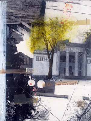 A.Helbling, #730, Venedig, 2011
Acrylic and mixed media on paper on canvas, 101 x 76 cm
