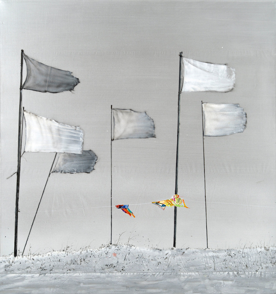 Arnold Helbling, Dakota (day), AH. 2017.957, 2017
Acrylic on Canvas 
89 x 84 cm 
