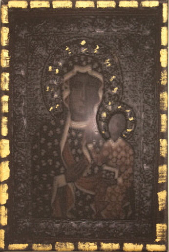Annelies Štrba, Madonna, 2014
Pigment print on canvas, mixed media
30 x 20 cm
Unique