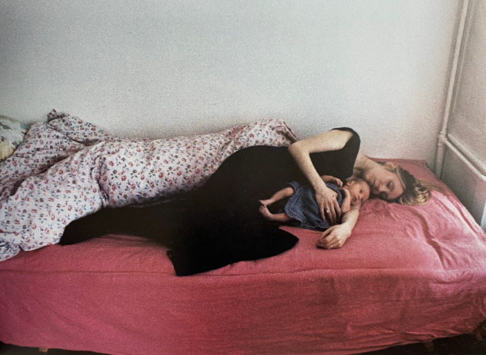 Annelies Štrba, Sonja with Samuel-Maria, 1994
C-Print behind glass
49 x 74 cm 
Edition of 3