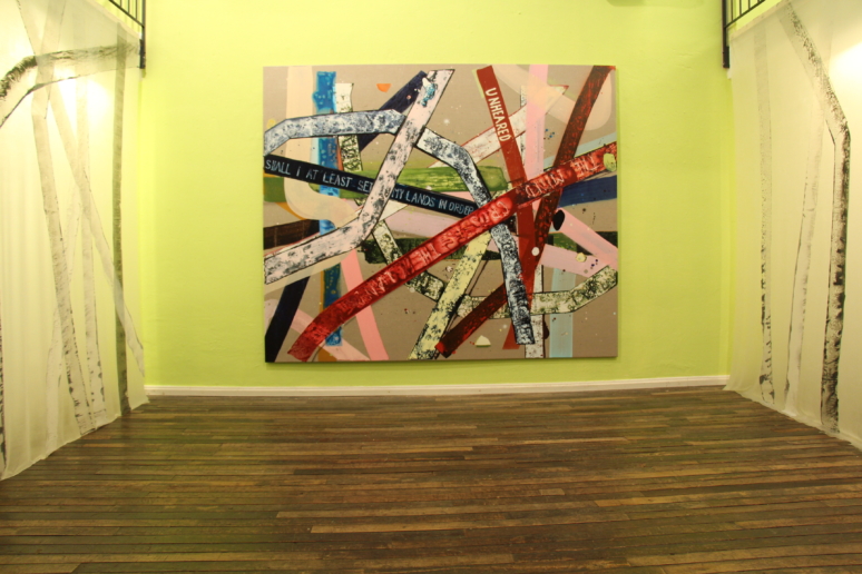 Installation view, Moving Fast, Fabian & Claude Walter Galerie
