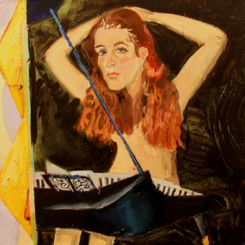 Balz Baechi, Sabine Abt am Klavier, 2001 Balz Baechi, Sabine Abt am Klavier, 2001