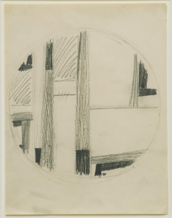 Fritz Glarner, Tondo, um 1955-1960
