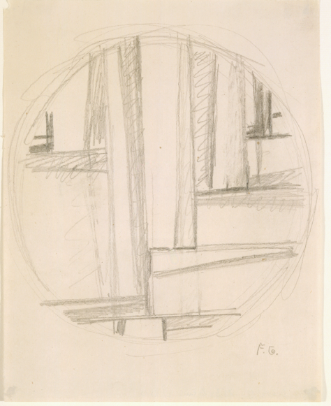 Fritz Glarner, Tondo, um 1955-1960
