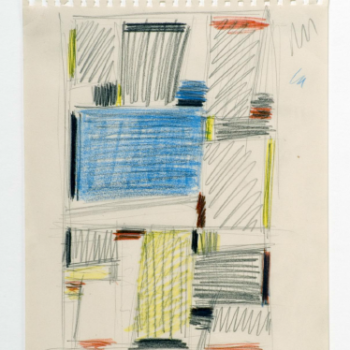 Fritz Glarner, Studie für ein Relational Painting, um 1960
