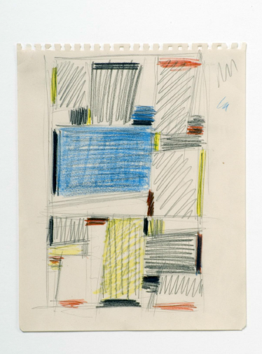 Fritz Glarner, Studie für ein Relational Painting, um 1960

