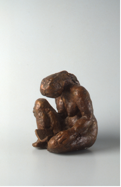 Raffael Benazzi, Sitzende mit Buch (3 Güsse), 1985

