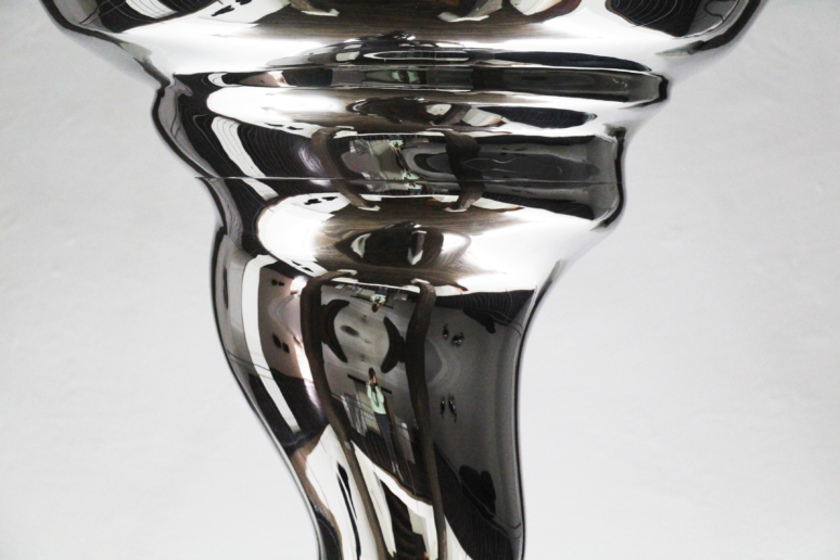 Carlo Borer, 451 POP, 2019 (detail)
World Population 0-2050
Wrought Stainless Steel
430 cm H, 350 cm Ø
Unique