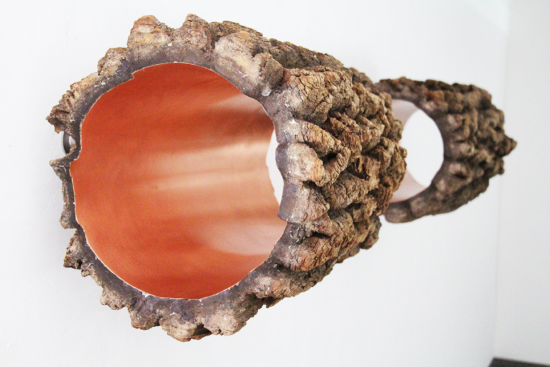 Carlo Borer, Spaceship 1 & 2, 2009
Copper, Wood
Each 65 x 39 cm
Unique