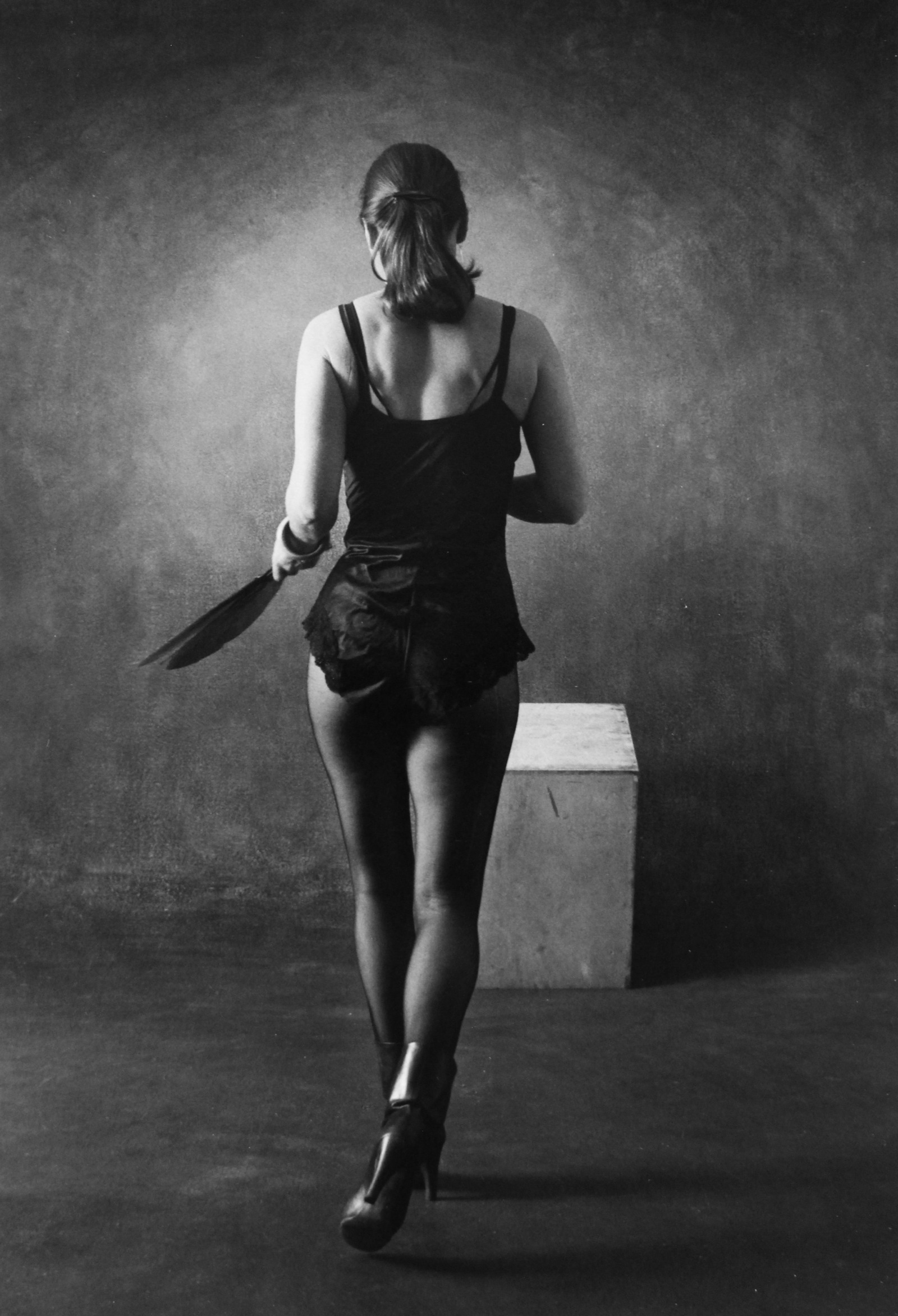 Christian Vogt, Marianne, 1981
Vintage gelatin silver print
15,5 x 10,5 cm (image) / 24,5 x 19,5 cm (sheet)
Signed, dated, titled by photographer recto