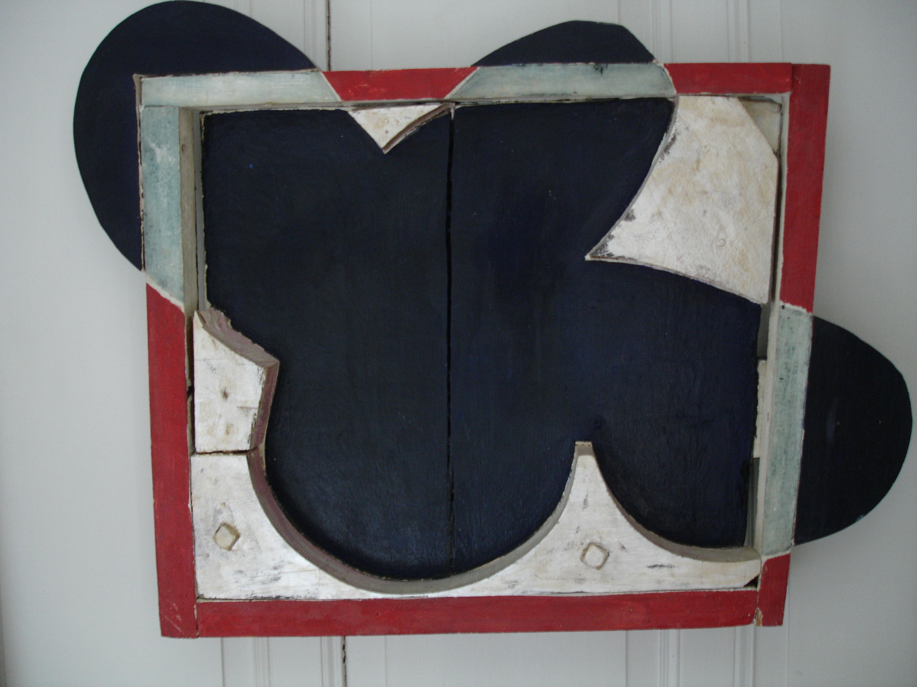 Bernd Völkle, Untitled Nr. 3, 1966
WoodHolz, mural relief, painted
63 x 85 x 15 cm 