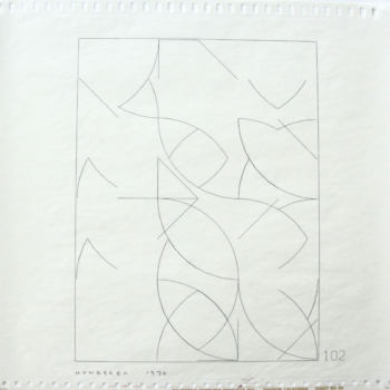 Gottfried Honegger, Computer Drawing 102, 1970