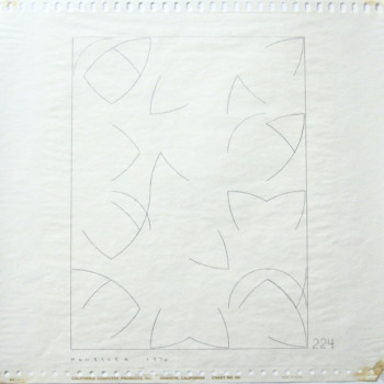 Gottfried Honegger, Computer Drawing, 224, 1970