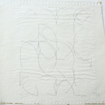 Gottfried Honegger, Computer Drawing, 715, 1970