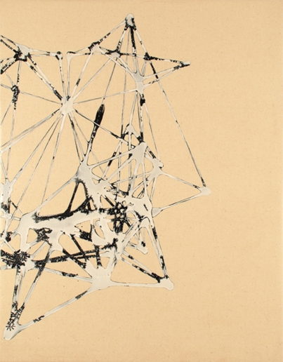 Arnold Helbling, Untitled (Three sketches in architecture), 2014
AH.14.902 
Acrylic on canvas
71 x 56 cm
