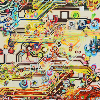 Hold and Catch Fire No4 Acrylic on canvas 183 x 127cm 2021