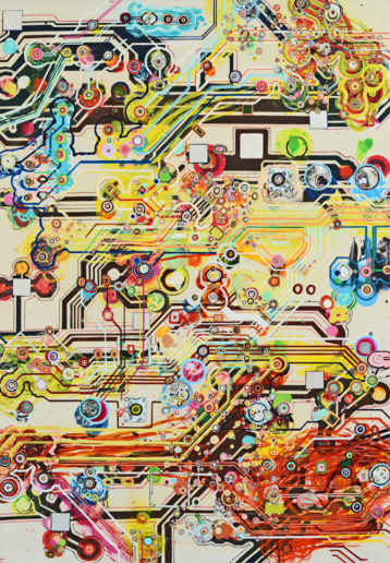 Hold and Catch Fire No4 Acrylic on canvas 183 x 127cm 2021
Acrylic on canvas 183 x 127cm 2021