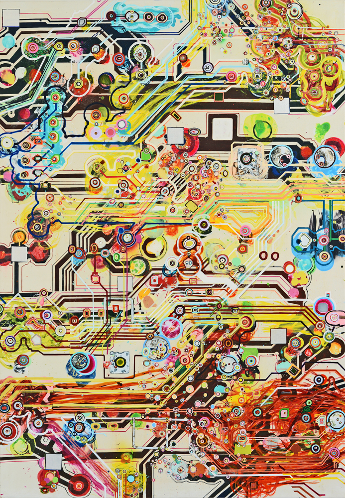 Hold and Catch Fire No4 Acrylic on canvas 183 x 127cm 2021
Acrylic on canvas 183 x 127cm 2021