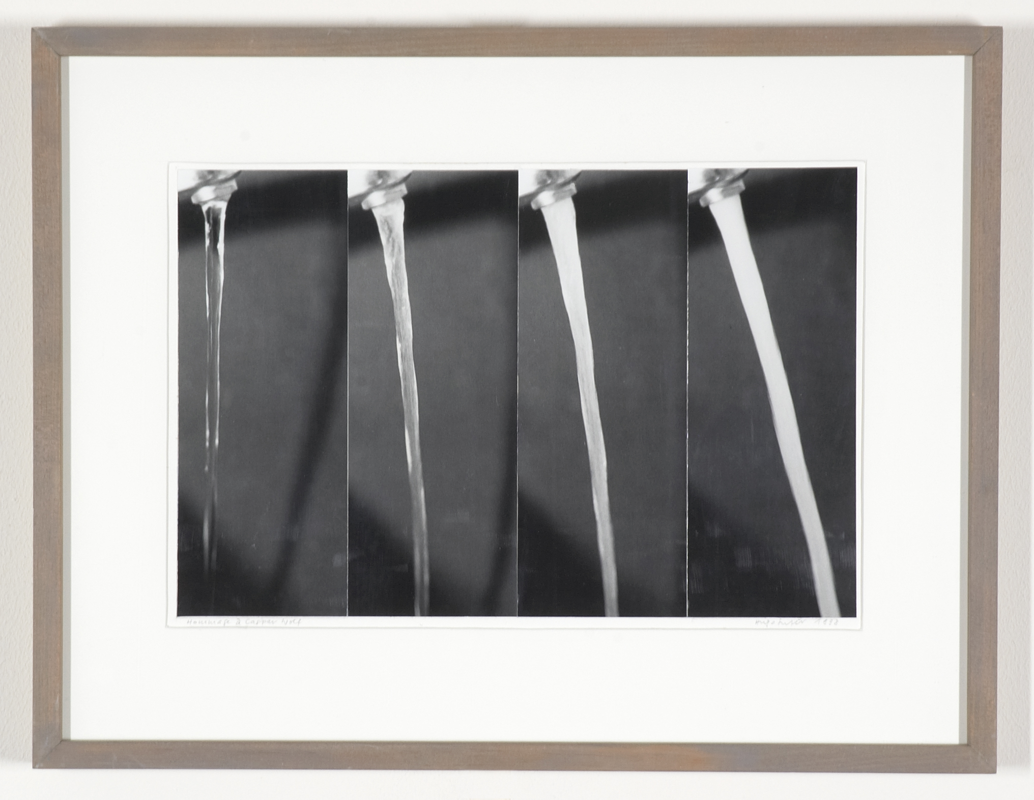 Hugo Suter, Hommage a Caspar Wolf
Silver gelatin print on Baryt paper