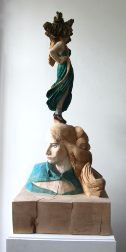 Hideki Iinuma, Spear Prada, 2006
Lime wood, painted
100 x 39 x 38 cm