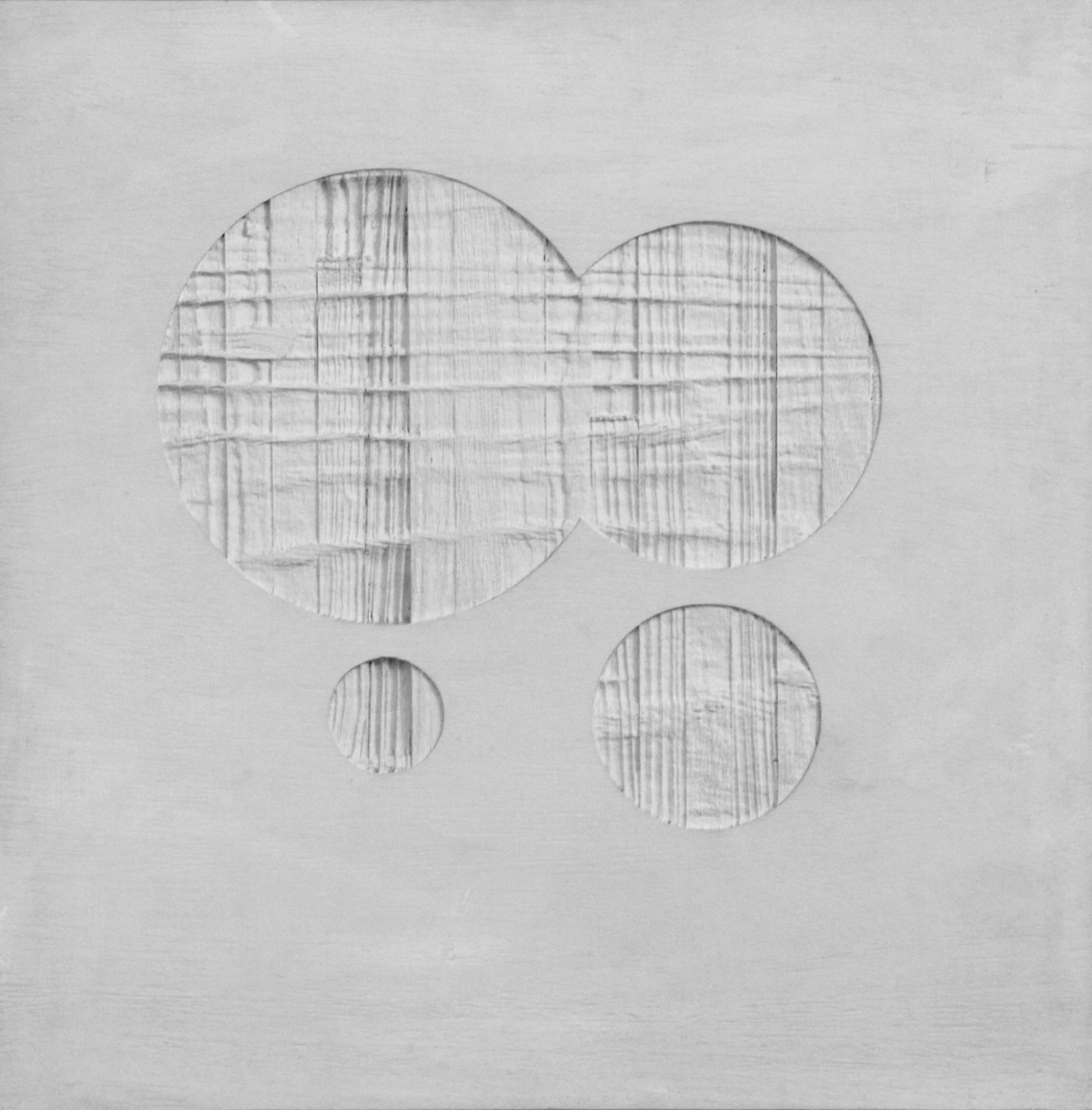 Gottfried Honegger, Grundform, 1964
Acrylic on sandblasted pressboard
50,5 x 50,5 cm