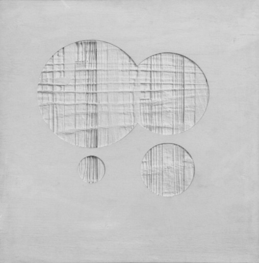 Gottfried Honegger, Grundform, 1964
Acrylic on sandblasted pressboard
50,5 x 50,5 cm