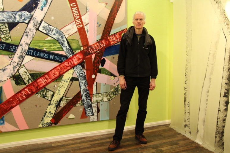Installation view, Moving Fast, Fabian & Claude Walter Galerie
