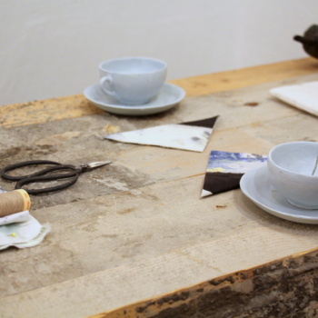 Installation view, in the blue, Fabian & Claude Walter Galerie