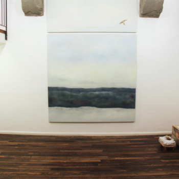 Installation view, in the blue, Fabian & Claude Walter Galerie