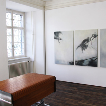 Installation view, in the blue, Fabian & Claude Walter Galerie