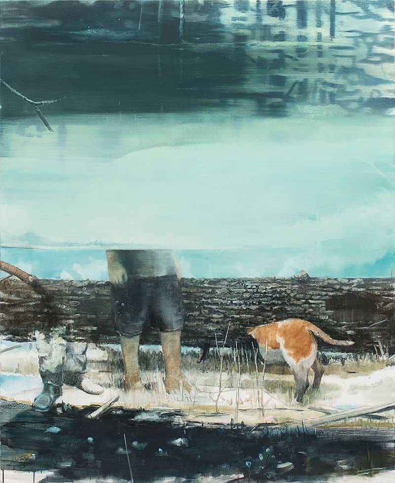 Thomas Ritz, Untitled (2016-813), 2016
Pigment, acrylic resin on canvas
184 x 150 cm 