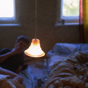 Nan Goldin, David in bed, Leipzig, Germany, 1992