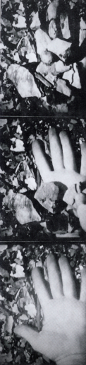 Dennis Oppenehim, Rocked Hand, 1970
Photography
