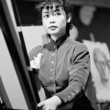 Werner Bischof, Michiko at Fashion School, 1951