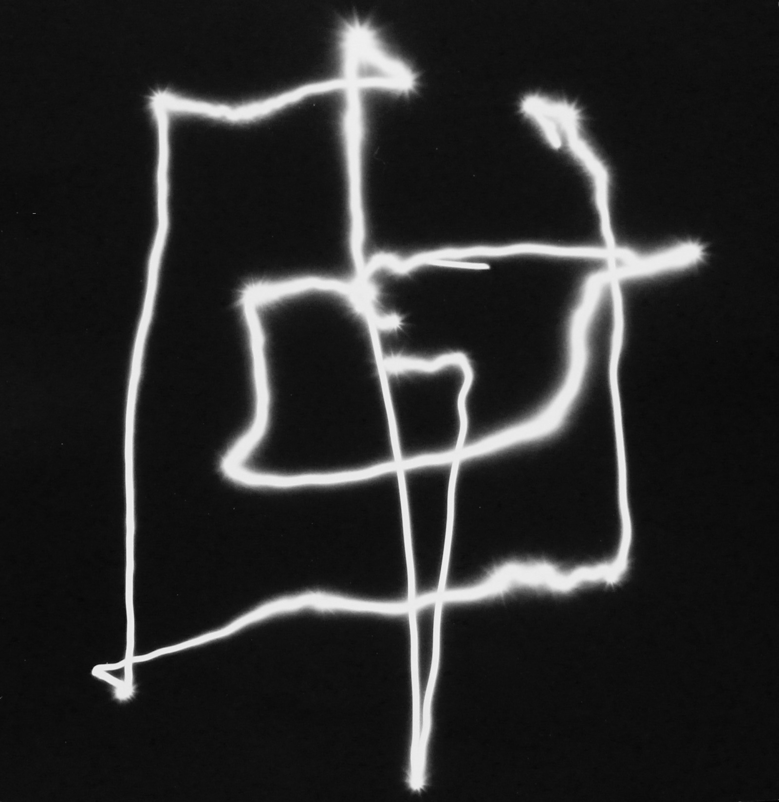 Roger Humbert, Untitled (Photogram #16), 1961
Photogram on Baryta paper
24 x 24 cm 
Unique