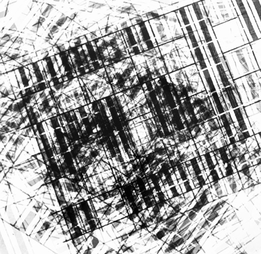 Roger Humbert, Untitled (Photogram #21), 1965
Photogram on Baryta paper (Agfa-Gevaert)
22 x 22 cm
Unique