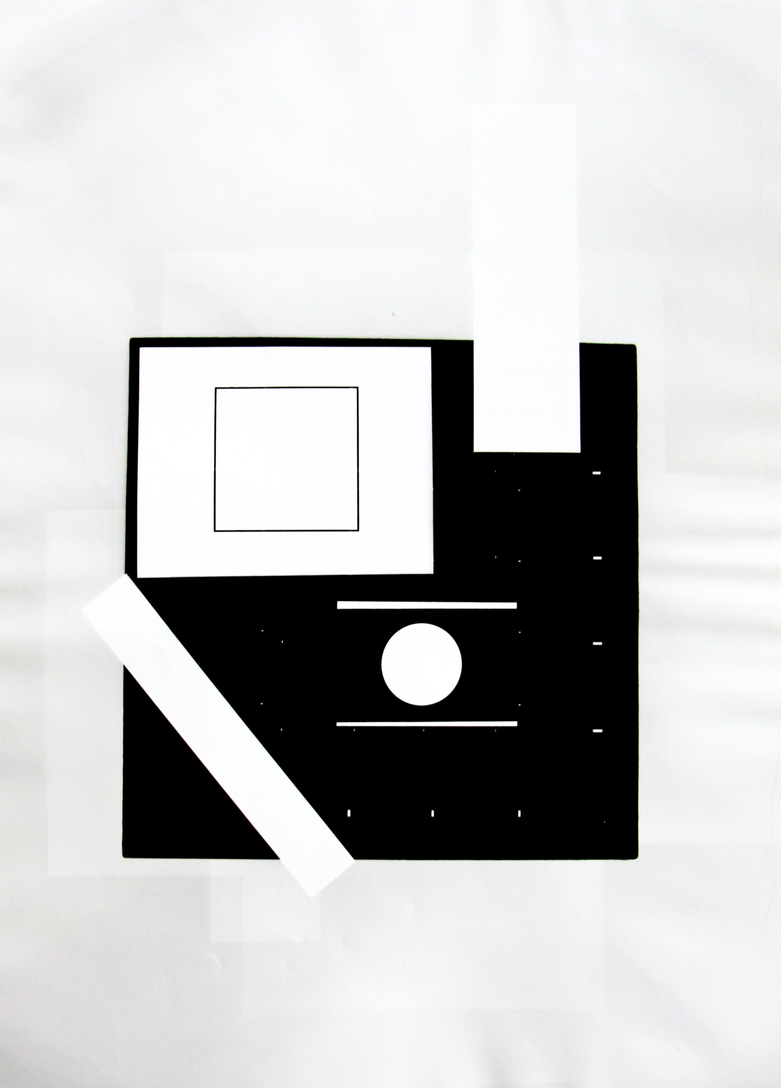 Roger Humbert, Untitled (Photogram #2), 1954
Photogram on Baryta paper (Kodak) 
41 x 30 cm
Unique