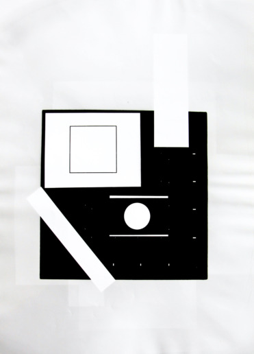 Roger Humbert, Untitled (Photogram #2), 1954
Photogram on Baryta paper (Kodak) 
41 x 30 cm
Unique