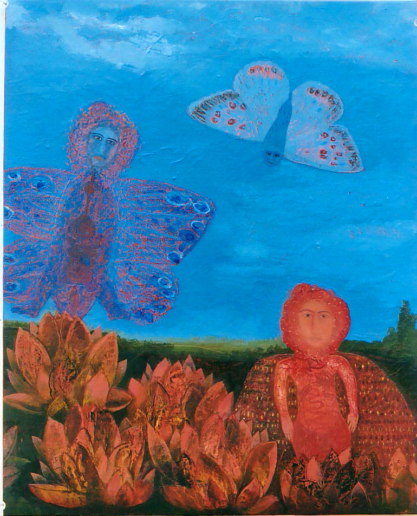 Out of the Mire, 2004
Oil on cardboard
51 x 41 cm 