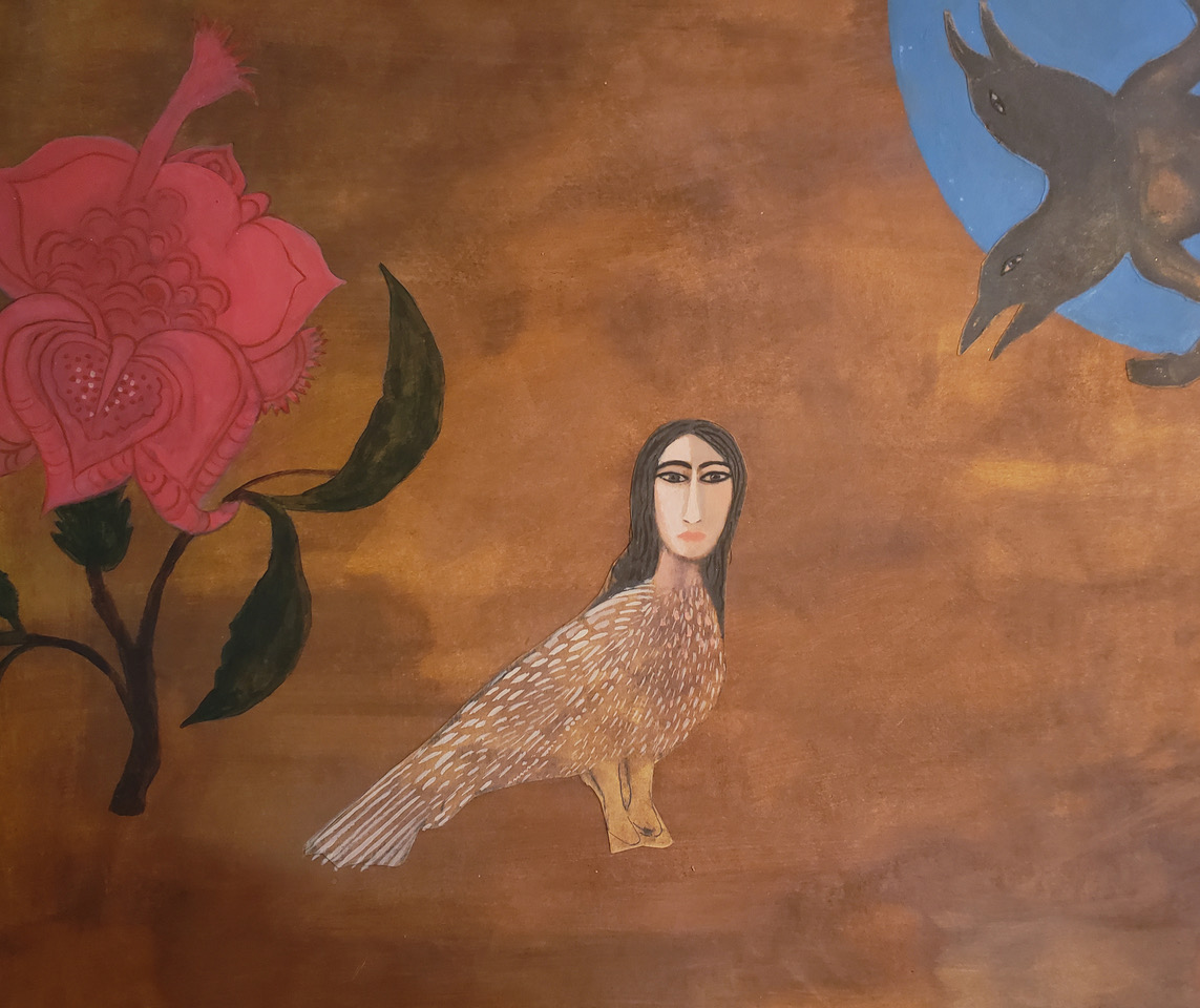 Samira Abbassy, Spring Collage, 2020
Acrylic and ink on art board
38 x 51 cm
