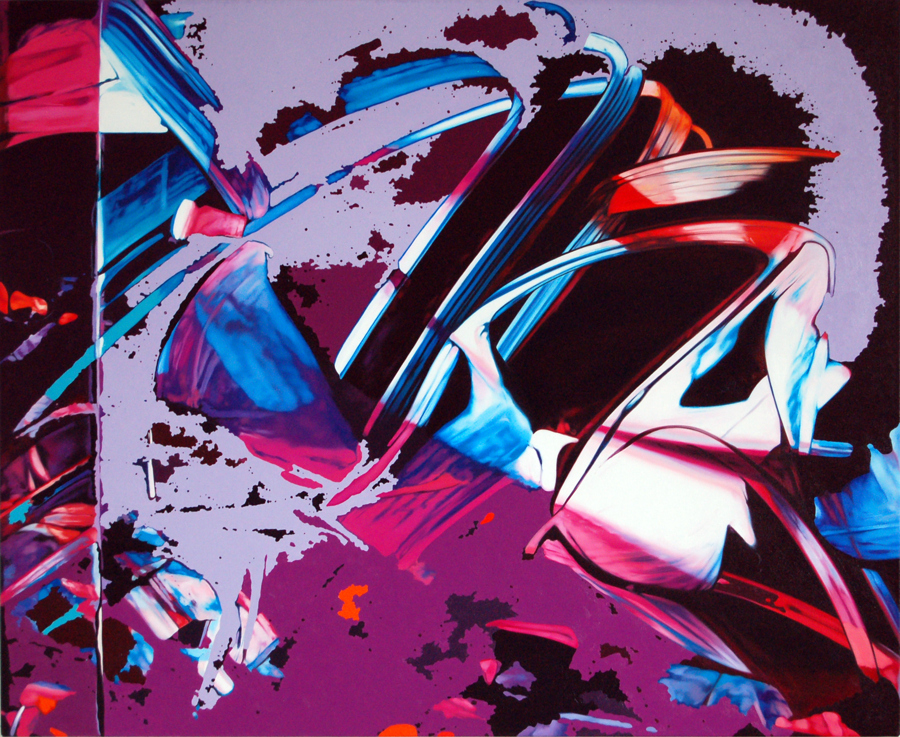 Sean Dawson, Screen Game, 2014
Oil on canvas
90 x 110 cm