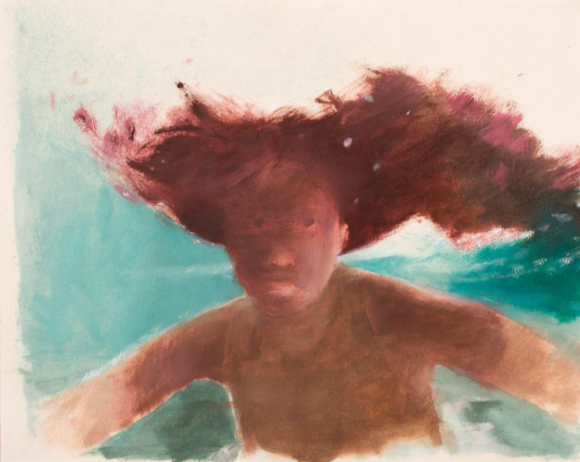 Thomas ritz, Untitled (2017-838), 2017
Oil on paper
26 x 21 cm