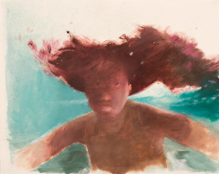 Thomas ritz, Untitled (2017-838), 2017
Oil on paper
26 x 21 cm