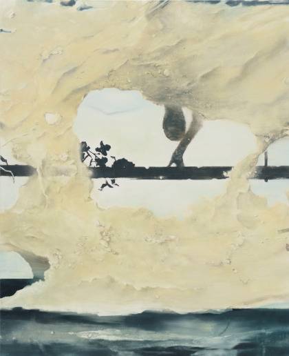 Thomas Ritz, Untitled (2019-1010), 2019
Pigment, acrylic resin on canvas
184 x 150 cm