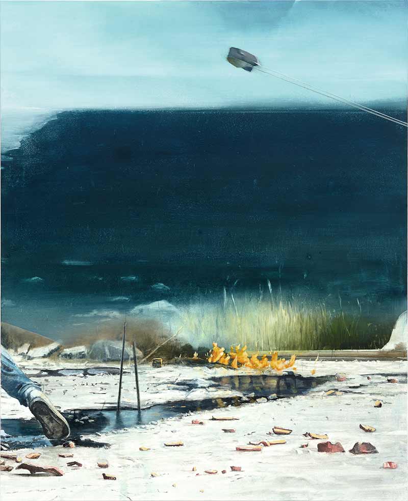 Thomas Ritz, Untitled (2017-820), 2017
Pigment, acrylic resin on canvas
184 x 150 cm 